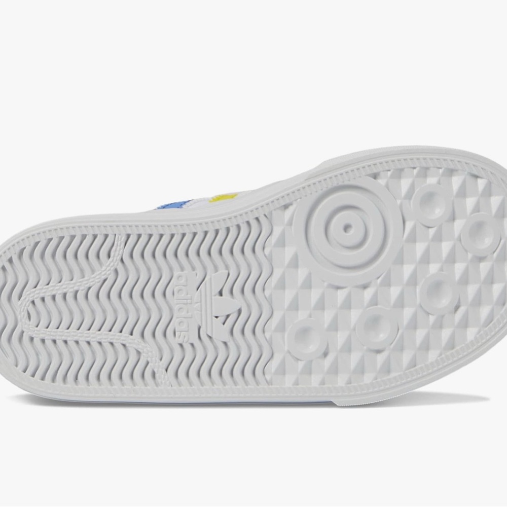 NEW Adidas Originals Nizza CF I Toddler Size10K White Flower/Bee/Stripe W/Bx $60 - Picture 8 of 10